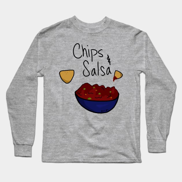 Chips & Salsa Long Sleeve T-Shirt by dddaughters